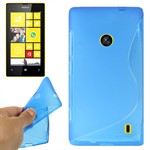 Cover fra S-Line til Lumia 520 (Blå)
